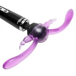 Wand Essentials Duality Double Rabbit Wand Vibrator Attachment