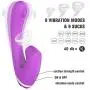 yishunmaoyi USB Rechargeable Silent Waterproof Vibrator, 10 Vibration Intensities 3 Sucking Modes are Available for Touchless Stimulation