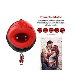 ANJELILA Mens Adult Toys, Male Intelligent Heating Automatic Male Sucker Sucking Oral Tongue Licking Deep Throat Dual Motors, Relieve Your Stress, Make Your Happy