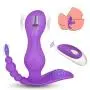 Wearable G Spot Vibrator with 10 Powerful Vibrations for Triple Stimulation, PALOQUETH Wireless Remote Control Personal Vibrator Waterproof Clitoral Stimulator Dual Motor Silicone Massager for Women Wearable G Spot Vibrator with 10 Powerful Vibrations for Triple Stimulation, PALOQUETH Wireless Remote Control Personal Vibrator Waterproof Clitoral Stimulator Dual Motor Silicone Massager for Women