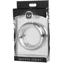 Master Series Stainless Steel Cock Ring, Medium