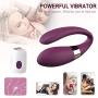 Invisible Wireless Rechargeable Mini U Shaped Couple Love Stimulation Wireless Vibrating Toy with Strong Patterns Handsfree USB Waterproof Wand Massager