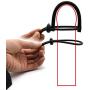 Kixnor E-stim Electro Rings Stimulator, Electro Massager Loops Rings with Connecting Cords for E-stim Accessories Products