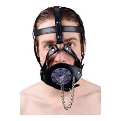 Strict Leather Plug It Up Head Harness with Mouth Gag