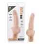 8" Soft Realistic Wide Bottom Vibrating Dildo - Multi Speed Flexible Vibrator - Waterproof - Sex Toy for Women - Sex Toy for Adults (Beige)