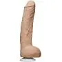 Doc Johnson The Legendary John Holmes - 12 Inch ULTRASKYN Dildo with Removeable Vac-U-Lock Suction Cup Base - 10 inches of Insertable Length - Harness Compatible - Storage Bag Included