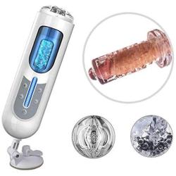 GamKin Intelligent Male Automatic Pīston Cup Sucking 400 Times/Min and 10 Pattern 5 Speed Electronic Māssāge Cup Males Toy