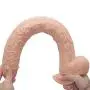 TTQQJJ Huge Realistic Dicks Lifelike Massagers Size Massager with Strong Suction Cup-Flesh-mobaidanche