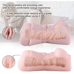 Muddyway Pocket Pussy,Dual-Model 3D Realistic Vaginal Stroker,Vagina Male masturbator Doll,Adult Sex Toy for Men