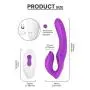 WEI EI Waterproof Dual Motor Silicone Vib Stimulator Remote Control 9 Speeds Msager USB Rechargeable for Women (Purple) WEI EI Waterproof Dual Motor Silicone Vib Stimulator Remote Control 9 Speeds Msager USB Rechargeable for Women (Purple)