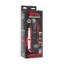 KINK By Doc Johnson Wet Works Drencher - Silicone Squirting Cock - With Removable Vac-U-Lock Suction Cup Base - Harness and F-Machine Compatible - Black