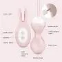 iBall Bullet Egg Vibrator, Dual Vibrating Love Egg Wireless with Remote Control, Silicone G Spot Wand Massager Dildo Cordless with Multiple Play Methods for Women and Couples