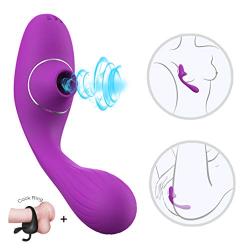 Women Suction 100% Secret Suckǐng for Women USB Rechargeable Waterproof Exciting Moeds Tongue Vibrating Toy T-Shirt Party Gifts