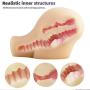 3D Realistic Sex Doll Male Masturbator Pussy Ass Adult Sex Toys for Men Hands Free Pleasure Pussycat Love Doll with Vagina and Anal Butt Mini Size