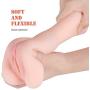 Male Masturbator Pocket Pussy Stoker with Cock Ring, SHEQU Adult Sex Toy for Men Masturbation Silicone Waterproof Realistic Vagina with Labia (Annas Pussy)