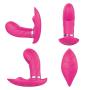 Remote Control Invisible Wearable G-Sport Vib 10 Vibration Modes Silicone Waterproof USB Rechargeable Vibrantor for Women(Hot Pink)