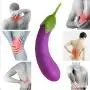 Handheld Eggplant Vib Massager, Rechargeable Waterproof Strong Vegetable Massage Magic Wand Mini Compact Massager Purple by ALBK Handheld Eggplant Vib Massager, Rechargeable Waterproof Strong Vegetable Massage Magic Wand Mini Compact Massager Purple by ALBK