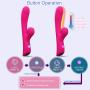 Upgraded Heating Tail Wand Massager,10 Powerful Vibration Mode, Medical Silicone,USB Rechargeable, Release Muscle Pain