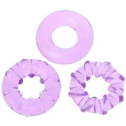 Hardli Cock Ring Erection Prolong Penis Enlarger Orgasm Enhancer Adult Sex Toys 3pcs (Purple) Hardli Cock Ring Erection Prolong Penis Enlarger Orgasm Enhancer Adult Sex Toys 3pcs (Purple)