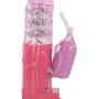 LeLuv Rabbit Vibrator Rotating Pearls Multispeed Clitoral Tickler Pink