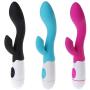 ❥WQIY Multispeed Rabbbit Waterproof Portable Cute Sucking Powerful Vinrator Massager for Travel - - Ultra-Quiet Design -G SPO-tt-er Six Tóys for Women Couples