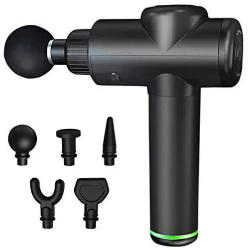 zubreath Handheld Massage Gun, Eletronic Deep Tissue Muscle Massage Gun with 6 Head and 3 Speed, Professional Personal Massage Device zubreath Handheld Massage Gun, Eletronic Deep Tissue Muscle Massage Gun with 6 Head and 3 Speed, Professional Personal Massage Device