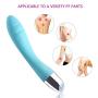 High Quality Medical Silicone Wand Massager with 10 Powerful Vibration Mode, Waterproof, Arbitrary Bending Memory Function Design, Cordless Design for Each Part.