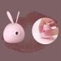 Sucking Rabbit Toys-USB Charging Silent Waterproof (Purple)