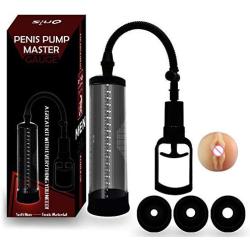 Women Relaxing Male Penis Pump, Enlarger Enlargement Bigger Sleeve Growth Enhancer Extender for Men Penisgrowth Pump Penisextender Length Device for Men