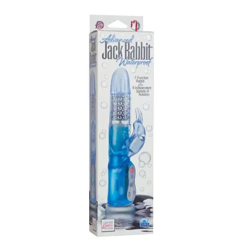 California Exotics Advanced Jack Rabbit Vibrator, 5 Inch, Waterproof, Blue California Exotics Advanced Jack Rabbit Vibrator, 5 Inch, Waterproof, Blue