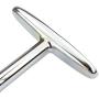 NewMaxer Metal 5 Beads Stainless Steel Anal Toy Butt Plug Anal Thruster Plug