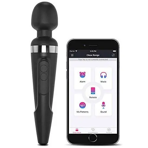 LOVENSE Domi Mini Wand Vibrator, Powerful & Quiet Stimulator with Dual Rotating Head, Bluetooth Phone App Control, Customizable Vibrations & Partner Play LOVENSE Domi Mini Wand Vibrator, Powerful & Quiet Stimulator with Dual Rotating Head, Bluetooth Phone App Control, Customizable Vibrations & Partner Play