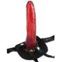Black Adjustable (Up to 44") O-Ring Strap-On Harness with 3 Rings Black Adjustable (Up to 44") O-Ring Strap-On Harness with 3 Rings