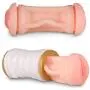 SHEQU Male Masturbation Cup - Virgin Pussy and Oral 2-in-1 Masturbator Silicone Adult Sex Toy for Oral Sex and Vaginal Sex (Miyas Pussy and Oral)