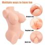 Real Sex Doll Tight Pussy Ass Adult Toys - Sex Toys with Tight Vagina Pussy Anal Lifelike Feeling Male Masturbator Perfect Size for Handing and Storage (10×6.2×4in)