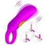 Qbyoop Ðíldɔ Pênís Vibràtór Rings Collars Delay Ejǎculatíon Lock Fine Pênís Vibràtórs Rings for Men Massager Friction Attrition Qbyoop Vībrātòr