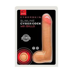 CyberSkin Penis with Balls, Slimline