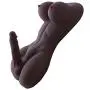 SINLOLI Love Doll Sex Doll Torso,Premium Sex Toys for Men Women and Couples (Black Sex Doll)