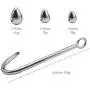 FST Stainless Steel Anal Hook, Buttplug Hook with 3 Interchangeable Heart Balls BDSM Slave Games Anal Sex Toys for Couple Gay Lesbian FST Stainless Steel Anal Hook, Buttplug Hook with 3 Interchangeable Heart Balls BDSM Slave Games Anal Sex Toys for Couple Gay Lesbian