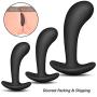 Butt Plug Trainer Kit for Comfortable Long-Term Wear, Pack of 3 Silicone Anal Plugs Training Set with Flared Base Prostate Sex Toys for Beginners Advanced Users