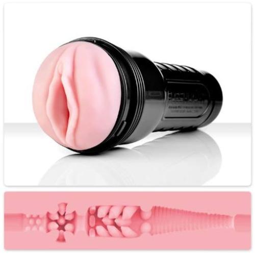 Fleshlight Pink Lady Destroya | Mens Sex Toy | Realistic Male Masturbator | in Durable and Discreet Black Case