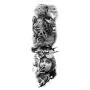 Leoars Militray Tattoo Sleeve Black Fake War Tattoo Full Arm Sleeve Temporary Tattoo Stickers Body Art for Man Women, 6-Sheet Leoars Militray Tattoo Sleeve Black Fake War Tattoo Full Arm Sleeve Temporary Tattoo Stickers Body Art for Man Women, 6-Sheet