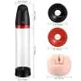 Penis Vacuum Pump,Utimi Male Rechargeable Automatic Enhancement Training Device with 4 Suction Intensities for Stronger Bigger Erections Penis Vacuum Pump,Utimi Male Rechargeable Automatic Enhancement Training Device with 4 Suction Intensities for Stronger Bigger Erections