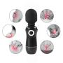 Micro Wand Massager - Smallest and Strongest Cordless Handheld Massage - Powerful Vibrating Power - Best for Travel - Magic Stress Away - Perfect on Back Legs Hand Pains and Sports