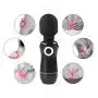 Micro Wand Massager - Smallest and Strongest Cordless Handheld Massage - Powerful Vibrating Power - Best for Travel - Magic Stress Away - Perfect on Back Legs Hand Pains and Sports