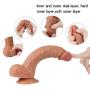 8.46 inch Realistic Dǐldo Waterproof Wand of Toys for Anal and Vaginal Stimulation Realistic Flexible Pěnis Massagěr Toys Men and Women