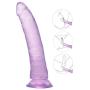 7.87 Inch Dildo with Suction Cup Realistic Dong Fake Penis Adult Sex Female Masturbation Toys(Purple)