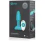 B-VIBE - Rimming Plug Petite - Beginner Vibrating and Rotating Butt Plug ( 3.9” x 1.4” - Teal )