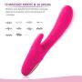Mini Wand Massager with Multi-Speed 30 Speed Modes, Waterproof Cordless Personal Wireless Rechargeable Body Massager Handheld Massage Relieves Stress Soft