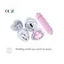 YiFeng 3 PCS Heart Shaped Jewelry Anal Butt Plug for Sex Games (Medium+Small+Bullet Vibrator, Pink) YiFeng 3 PCS Heart Shaped Jewelry Anal Butt Plug for Sex Games (Medium+Small+Bullet Vibrator, Pink)